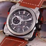 Perfect Replica Bell and Ross BR-X1 Watch - Stainless Steel Red Strap